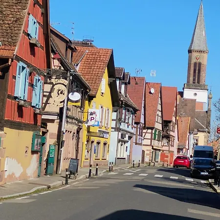Avec Parking, Au Calme, Entre Colmar-riquewihr Et Obernai, Terrasse, Vue Sur Espaces Verts Et Coteaux D Alsace, Route Du Vin-chateaux Châtenois