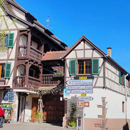 Apartmán Avec Parking, Au Calme, Entre Colmar-riquewihr Et Obernai, Terrasse, Vue Sur Espaces Verts Et Coteaux D Alsace, Route Du Vin-chateaux