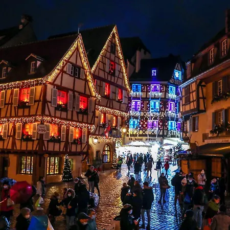 Avec Parking, Au Calme, Entre Colmar-riquewihr Et Obernai, Terrasse, Vue Sur Espaces Verts Et Coteaux D Alsace, Route Du Vin-chateaux