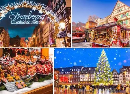 Gite Pres Des Marches De Noel Au Calme, Avec Son Parking, Ses Illuminations Et Sapins, Entre Les Marches De Noel De Colmar, Riquewihr 15 Minutes, Obernai, Strasbourg, Gite Le Marronnier