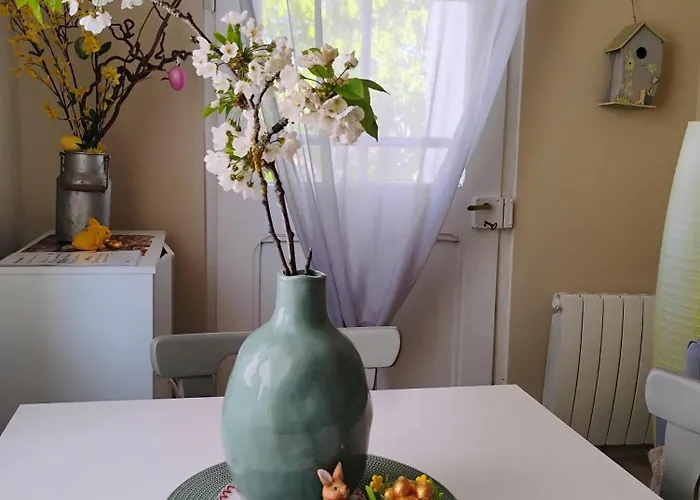 Apartamento Le Marronnier, Parking Et Terrasse Au Calme, Entre Colmar-riquewihr Et Obernai, Vue Sur Espaces Verts Et Coteaux D Alsace, Route Du Vin-châteaux Châtenois